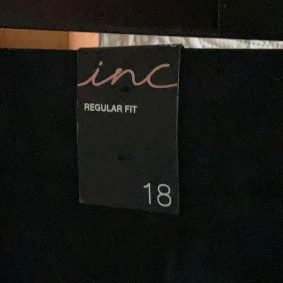 INC size 18 black ankle pants - Picture 8 of 8